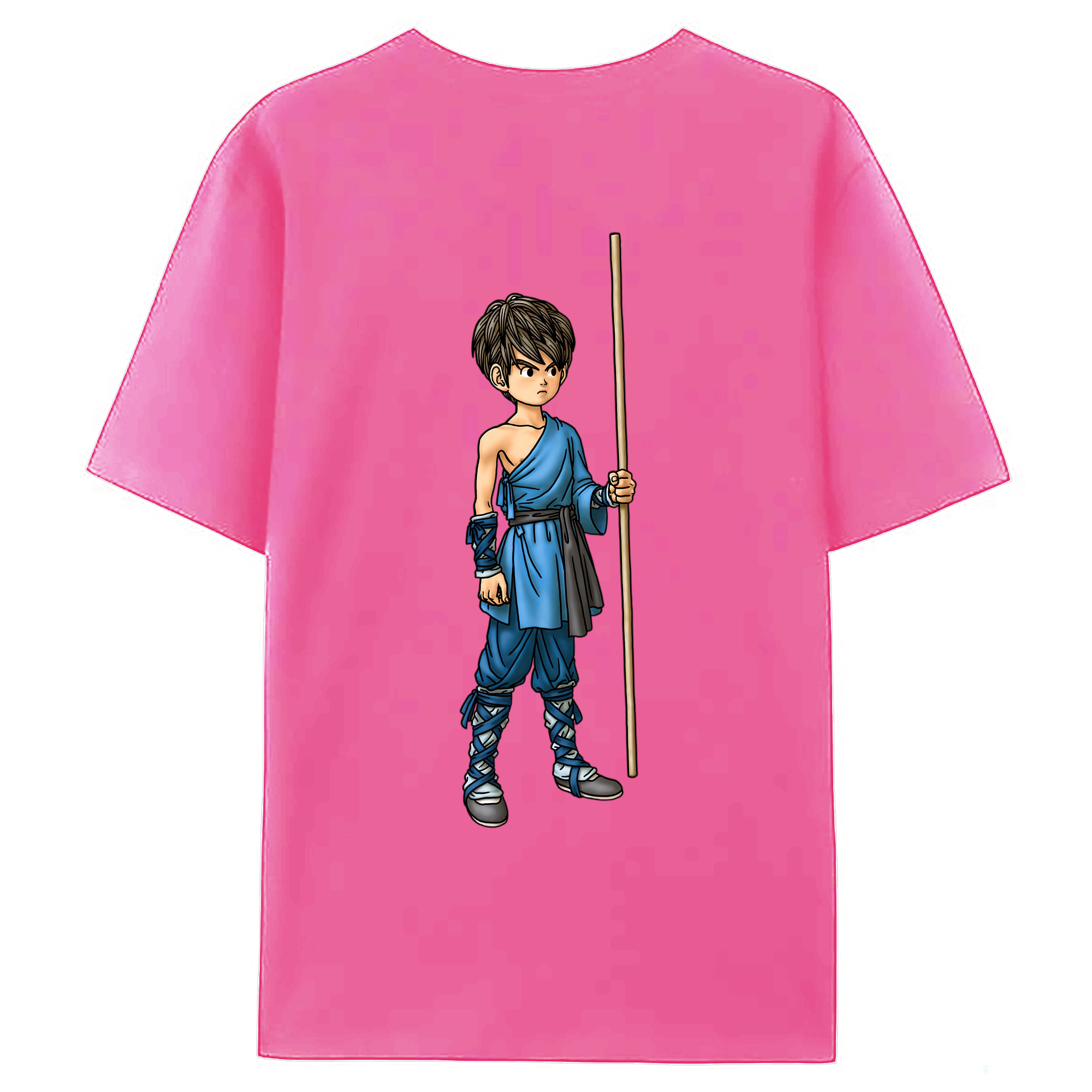 （画像用） ドラゴンクエスト Doragon Kuesuto Dragon Quest レディース半袖Tシャツ(バックプリント)